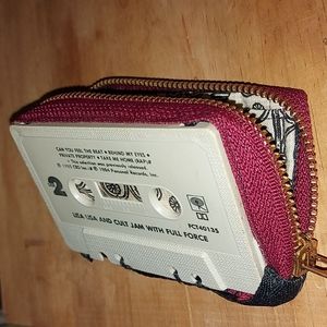 Vintage Cassette Tape Wallet - Red